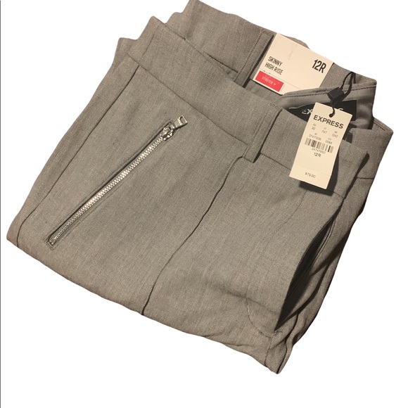 Express Skinny High Rise Slacks. - Picture 6 of 7